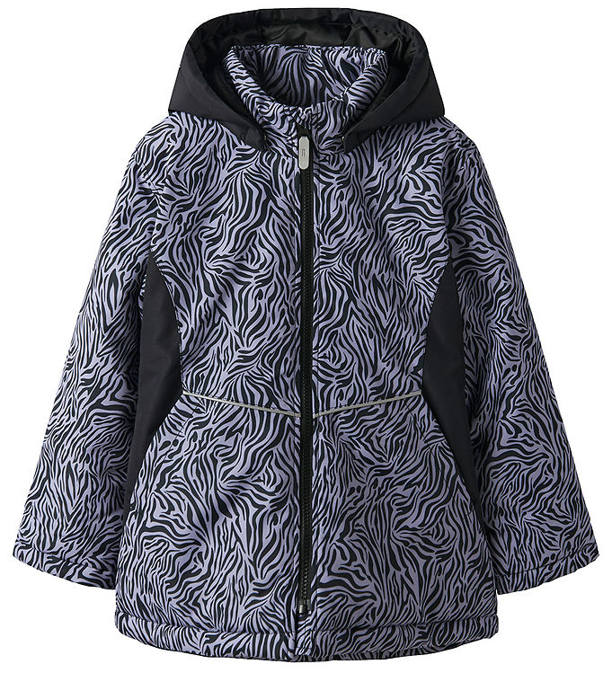 Name It Vinterjakke - Noos - NkfMaxi - Sort/ZEBRA