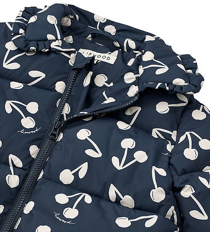 Liewood Dynejakke - Anemone - Cherry Blossom/Classic Navy