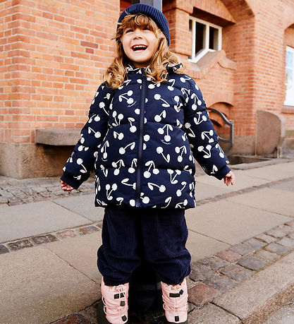 Liewood Dynejakke - Anemone - Cherry Blossom/Classic Navy