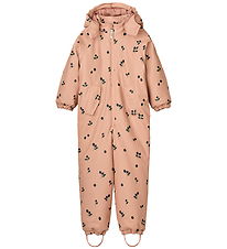 Liewood Flyverdragt - PU - Maddy - Berry/Pale Tuscany/Embroidery Liewood Flyverdragt - PU - Maddy - Berry/Pale Tuscany/Embroidery