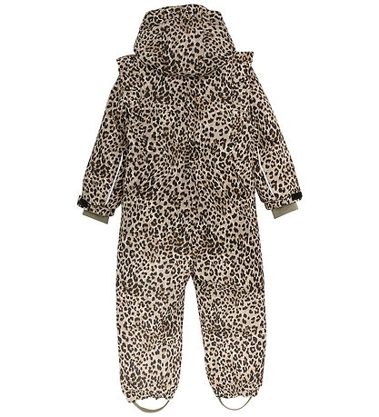 En Fant Flyverdragt - Pine Bark m. Leopard/Flæser En Fant Flyverdragt - Pine Bark m. Leopard/Flæser