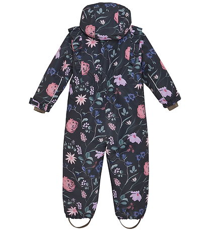 En Fant Flyverdragt - Ebony m. Blomster/Flæser En Fant Flyverdragt - Ebony m. Blomster/Flæser