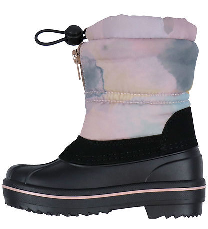 Color Kids Vinterstøvler - Uld - Woodrose m. Print