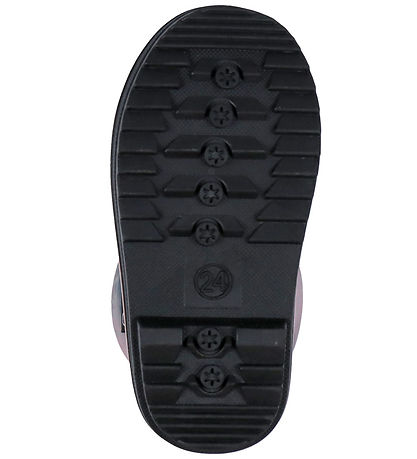 Color Kids Vinterstøvler - Uld - Woodrose m. Print