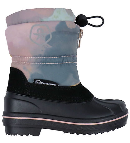 Color Kids Vinterstøvler - Uld - Woodrose m. Print