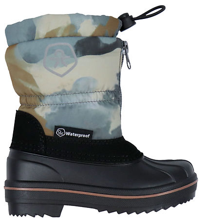 Color Kids Vinterstøvler - Uld - Stormy Weather m. Print