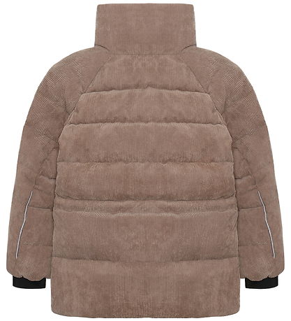 Color Kids Dynejakke - Fløjl - String - Fossil Color Kids Dynejakke - Fløjl - String - Fossil