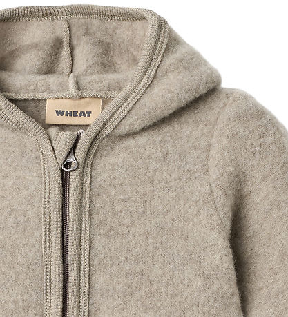 Wheat Heldragt - Uldfleece - Ata - Khaki Melange