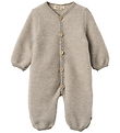 Wheat Heldragt - Uldfleece - Levi - Khaki Melange Wheat Heldragt - Uldfleece - Levi - Khaki Melange