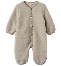 Wheat Heldragt - Uldfleece - Levi - Khaki Melange Wheat Heldragt - Uldfleece - Levi - Khaki Melange
