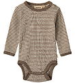 Wheat Body l/æ - Uld - Rib - Lucca - Wood Stripe Wheat Body l/æ - Uld - Rib - Lucca - Wood Stripe
