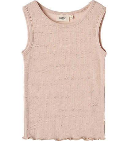Wheat Undershirt - Wool/Silk - Iggy - Pale Lilac w. Pointelle