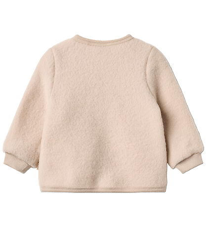 Wheat Cardigan - Uldfleece - Kari - Pale Lilac Wheat Cardigan - Uldfleece - Kari - Pale Lilac