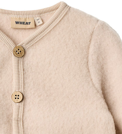 Wheat Cardigan - Uldfleece - Kari - Pale Lilac Wheat Cardigan - Uldfleece - Kari - Pale Lilac