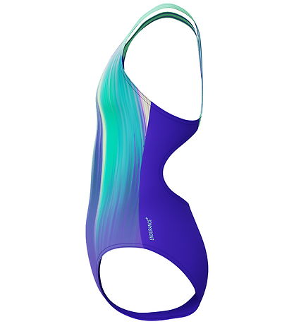 Speedo Badedragt - Digi Placement Splashback - Grøn/Lilla