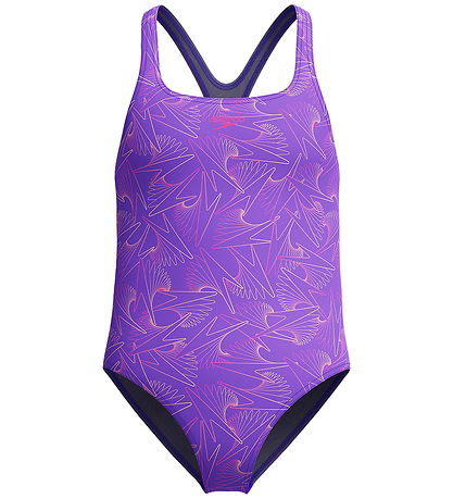 Speedo Badedragt - HyperBoom Allover Medalist - Lilla/Pink Speedo Badedragt - HyperBoom Allover Medalist - Lilla/Pink