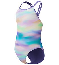 Speedo Badedragt - Printed Twinstrap - Lilla/Grøn/Orange Speedo Badedragt - Printed Twinstrap - Lilla/Grøn/Orange