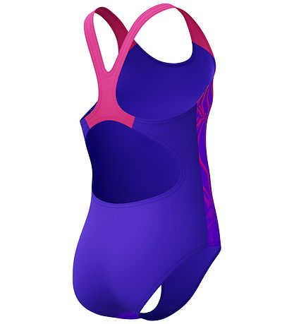 Speedo Badedragt - Digital Placement Splashback - Lilla/Pink