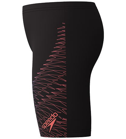 Speedo Badebukser - Medley Logo - Sort m. Rød Speedo Badebukser - Medley Logo - Sort m. Rød