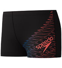 Speedo Badebukser - Medley Logo - Sort m. Rød Speedo Badebukser - Medley Logo - Sort m. Rød