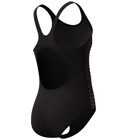 Speedo Badedragt - Placement Muscleback - Sort/Fersken Speedo Badedragt - Placement Muscleback - Sort/Fersken