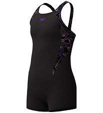 Speedo Badedragt - HyperBoom Splice Legsuit - Sort/Fersken Speedo Badedragt - HyperBoom Splice Legsuit - Sort/Fersken