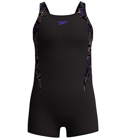 Speedo Badedragt - HyperBoom Splice Legsuit - Sort/Fersken Speedo Badedragt - HyperBoom Splice Legsuit - Sort/Fersken
