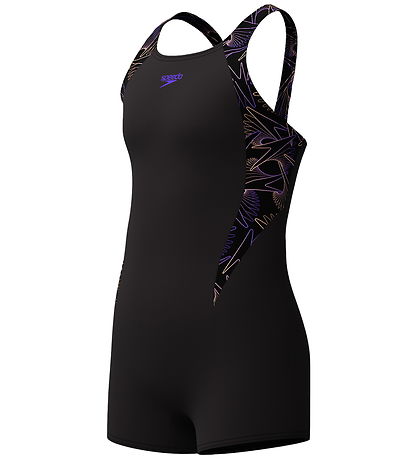 Speedo Badedragt - HyperBoom Splice Legsuit - Sort/Fersken Speedo Badedragt - HyperBoom Splice Legsuit - Sort/Fersken