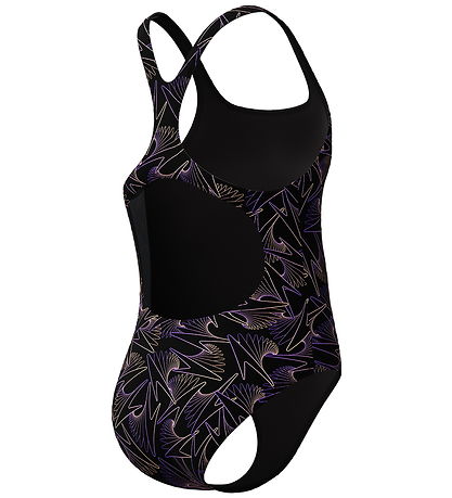 Speedo Badedragt - HyperBoom Allover Medalist - Sort/Fersken