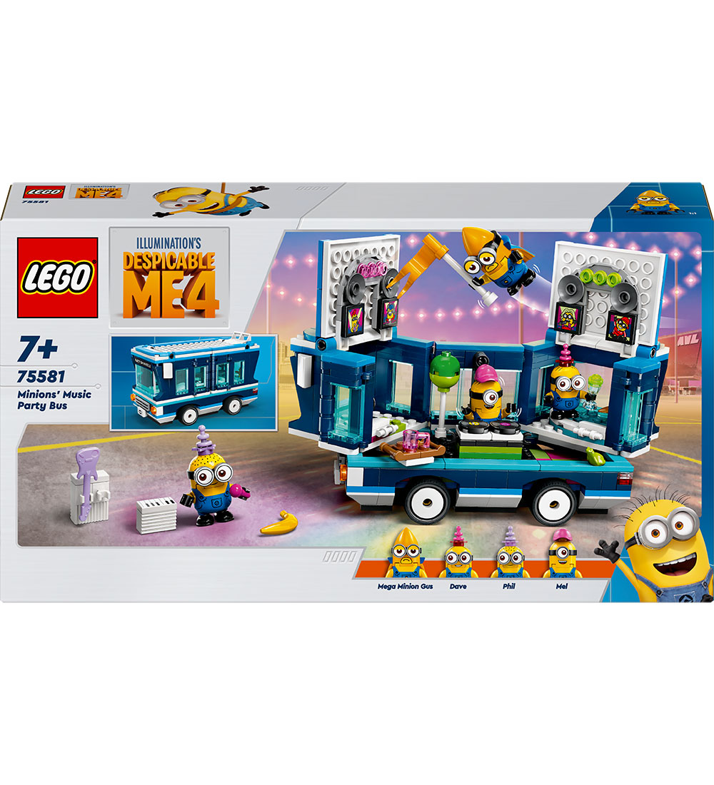 LEGO® Minions - Minions Partybus 75581 - 379 Teile - LEGO® - One Size - Klötze