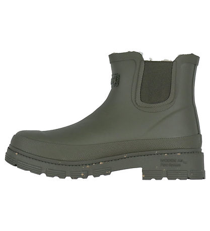 Woden Gummistøvler m. For - Liv Warm Waterproof - Dark Olive