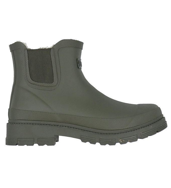 Woden Gummistøvler m. For - Liv Warm Waterproof - Dark Olive