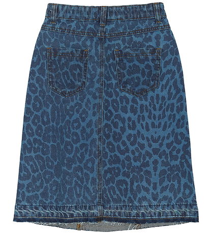 The New Nederdel - TnPrima - Mediun Blue Denim/Leo