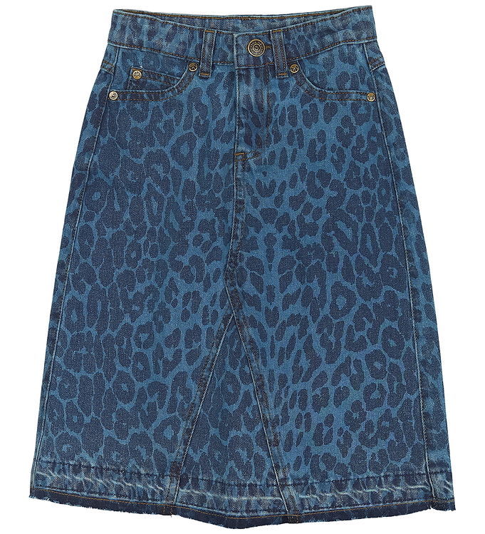 The New Nederdel - TnPrima - Mediun Blue Denim/Leo