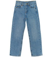 The New Jeans - Straight Fit - TnPrue - Light Blue Denim m. Brod The New Jeans - Straight Fit - TnPrue - Light Blue Denim m. Brod