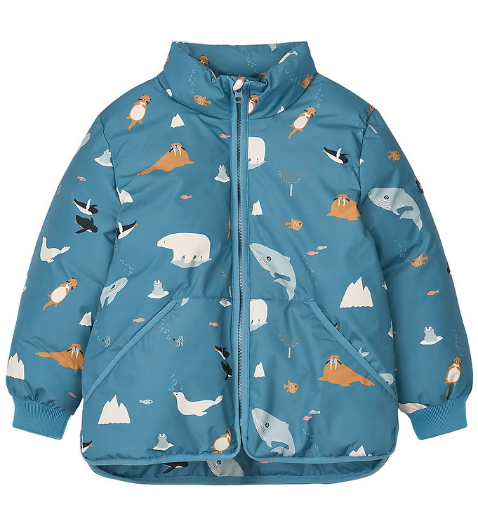 Liewood Dynejakke - Brantley - Arctic Sea/Ocean View