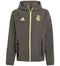 adidas Performance Træningsjakke - Real C VT J Y - UTIGRE/SEFRYE adidas Performance Træningsjakke - Real C VT J Y - UTIGRE/SEFRYE