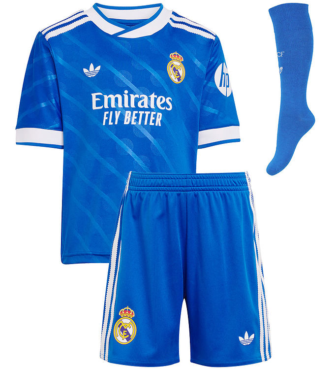 Adidas Originals Fodboldtrøje - Real 3 Mini - BLUBIR