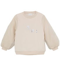 Minymo Sweatshirt - Smoke Gray m. Sølv/Tyl Minymo Sweatshirt - Smoke Gray m. Sølv/Tyl