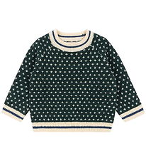 Konges Sløjd Bluse - Uld - Strik - Billi - Grøn Konges Sløjd Bluse - Uld - Strik - Billi - Grøn