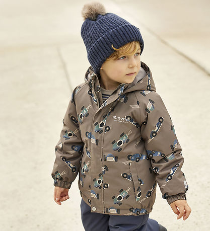 Minymo Hue m. Fleece - Uld/Akryl - Parisian Night m. Kvast
