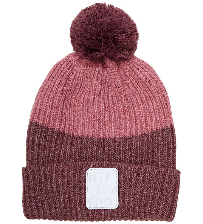 Minymo Hue m. Fleece - Uld/Akryl - Catawba Grape m. Kvast