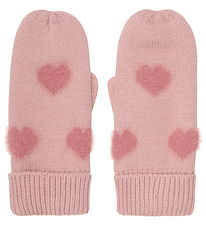 Minymo Luffer - Strik - Misty Rose m. Hjerter Minymo Luffer - Strik - Misty Rose m. Hjerter