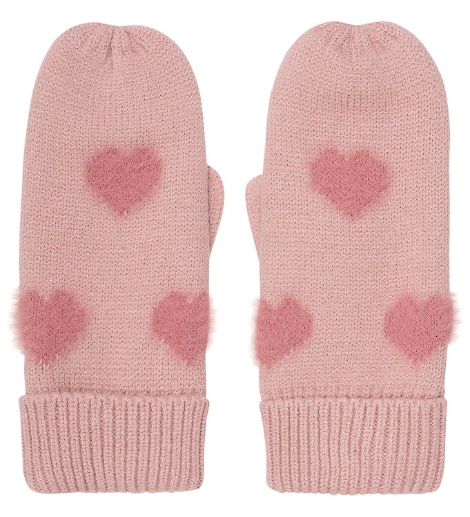 Minymo Luffer – Strik – Misty Rose m. Hjerter
