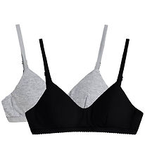 LMTD BH u. Bøjle - 2-pak -  Sort/Gråmeleret LMTD BH u. Bøjle - 2-pak -  Sort/Gråmeleret
