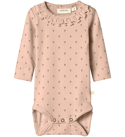 Lil Atelier Body l/æ - Rib - NbfGago - Cameo Rose Lil Atelier Body l/æ - Rib - NbfGago - Cameo Rose