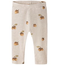 Name It Leggings - Rib - NbmOlyan - Peyote Melange m. Agern Name It Leggings - Rib - NbmOlyan - Peyote Melange m. Agern