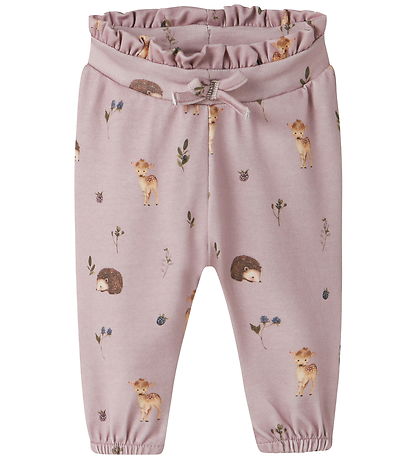 Name It Bukser - NbfOtia - Burnished Lilac m. Dyr