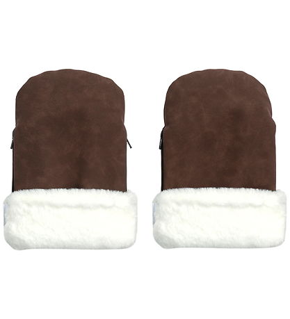 KongWalther Barnevognshandsker - Østerbro - Chocolate Brown Faux KongWalther Barnevognshandsker - Østerbro - Chocolate Brown Faux