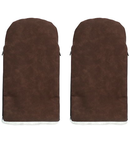 KongWalther Barnevognshandsker - Østerbro - Chocolate Brown Faux KongWalther Barnevognshandsker - Østerbro - Chocolate Brown Faux